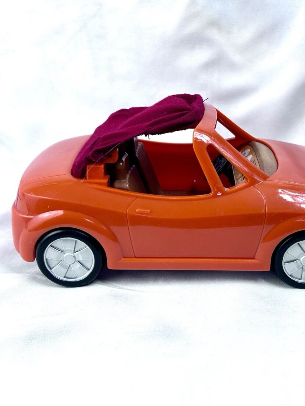 Toy Sports Car Orange Two-Seater Convertible for Calico Critters - Picture 8 of 12